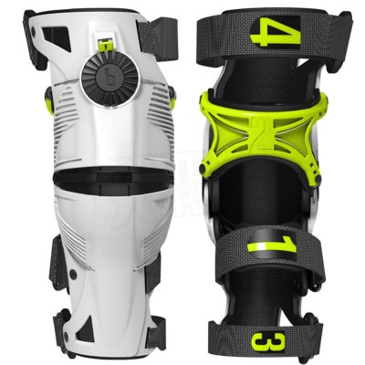 Коленна шина Mobius X8 Braces WHITE/YELLOW